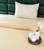 Yellow Diamond Pattern Single Bedspread With 1 Pillow Cover