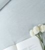 Grey Diamond Pattern Single Bedspread With 1 Pillow Cover