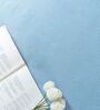 Blue Diamond Pattern Queen sized Bedspread With 2 Pillow Covers