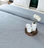 Blue Diamond Pattern Queen sized Bedspread With 2 Pillow Covers