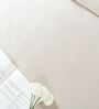 Beige Diamond Pattern Queen sized Bedspread With 2 Pillow Covers