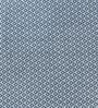 Blue Diamond Pattern Queen sized Bedspread With 2 Pillow Covers