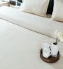 Beige Diamond Pattern Queen sized Bedspread With 2 Pillow Covers