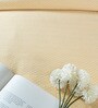 Yellow Diamond Pattern Queen sized Bedspread With 2 Pillow Covers