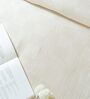 Beige Bedspread Huck Lace Pattern Queen sized Bedspread With 2 Pillow Covers