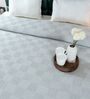 Grey Bedspread Huck Lace Pattern King Sized Bedspread With 2 Pillow Covers