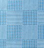 Blue Bedspread Huck Lace Pattern Queen sized Bedspread With 2 Pillow Covers