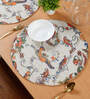 Pure Cotton Geometric Print Table Runners, Digitally Printed, 6-Pack