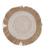 Pure Cotton Solid Pattern Table Runners, Frilled Edges, Reversible, 6-Pack