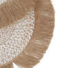 Pure Cotton Solid Pattern Table Runners, Frilled Edges, Reversible, 6-Pack