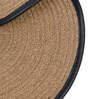 Pure Cotton Solid Pattern Table Runners, Leather-Bound, 1-Pack