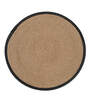 Pure Cotton Solid Pattern Table Runners, Leather-Bound, 1-Pack