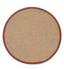 Pure Cotton Solid Pattern Table Runners, Leather-Bound, 1-Pack