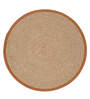 Pure Cotton Solid Pattern Table Runners, Leather-Bound, 2-Pack