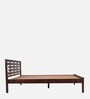 Pure Everly Solid Wood King Size Bed In Walnut Colour