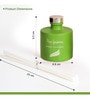 Pure Jasmine Ceramic Diffuser (Green)