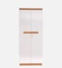 Pure Juda 2 Door Wardrobe In Frosty White Finish