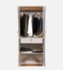 Pure Juda 2 Door Wardrobe In Frosty White Finish