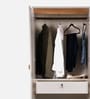 Pure Juda 2 Door Wardrobe In Frosty White Finish