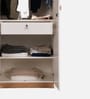 Pure Juda 2 Door Wardrobe In Frosty White Finish