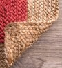 Pure Jute Red 2x5 Feet Bedside Runner