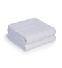 Pure Snow 100% Cotton Solid 31x21 Inches Bath Mats Pack of 2 Pure Snow 100% Cotton Solid 31x21 Inches Bath Mats Pack of 2