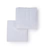 2 Pcs Pure Snow 100% Cotton Solid 791 GSM Bath Mats