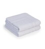 2 Pcs Pure Snow 100% Cotton Solid 791 GSM Bath Mats
