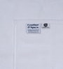 2 Pcs Pure Snow 100% Cotton Solid 791 GSM Bath Mats
