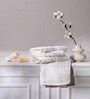 Pure Snow 100% Cotton Solid 800 GSM Face Towels (4 Pc)