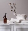 Pure Snow 100% Cotton Solid 800 GSM Hand Towels (2 Pc)