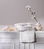Pure Snow 100% Cotton Solid 800 GSM Face Towels Pack of 4