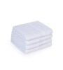 Pure Snow Bamboo and Cotton Solid 600 GSM Face Towels Pack of 4