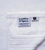 Pure Snow Bamboo and Cotton Solid 600 GSM Hand Towels Pack of 2