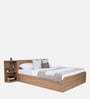 Pure Vienta Queen Size Bed In Brentwood Oak Finish