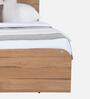 Pure Vienta Queen Size Bed With Box Storage In Brentwood Oak Finish