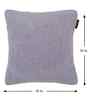 Purple Cotton Solid 16X16 Inches Cushion Covers (Pack of 2)