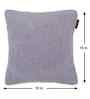 Purple Cotton Solid 16X16 Inches Cushion Covers (Pack of 5)