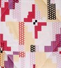 Purple & Beige Geometric 210 TC Cotton 6 Pieces Bedding Set Collection