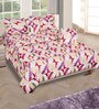 Purple & Beige Geometric 210 TC Cotton 6 Pieces Bedding Set Collection