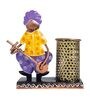 Purple & Yellow Metal Pen
Stand