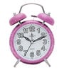 Mini Purple Analog Alarm Table Clock