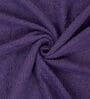 Purple 100% Cotton 340 Gsm Car Towel
