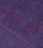 Purple 100% Cotton 340 Gsm Car Towel