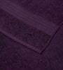 Purple 100% Cotton 380 Gsm Bath Towel