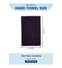 Purple 100% Cotton 380 Gsm Hand Towel 2 Pc