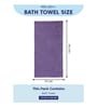 Purple 100% Cotton 400 Gsm Bath Towel