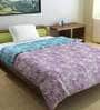 Purple 100% Cotton 150 AC Room Single Bed Comforter