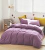Purple 100% Cotton 400 Heavy Winter Double Bed Comforter