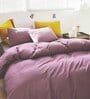 Purple 100% Cotton 400 Heavy Winter Double Bed Comforter